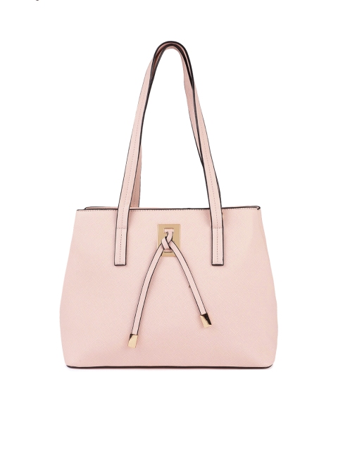 

Lavie Pink Textured Shoulder Bag