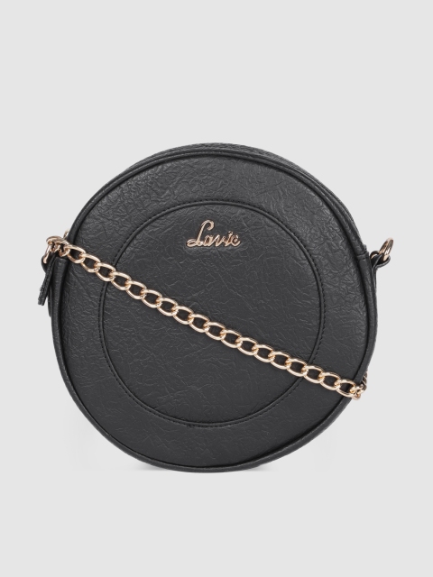 

Lavie Black Solid Sling Bag