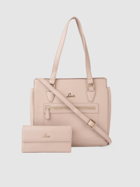 

Lavie Women Pink Solid Shoulder Bag