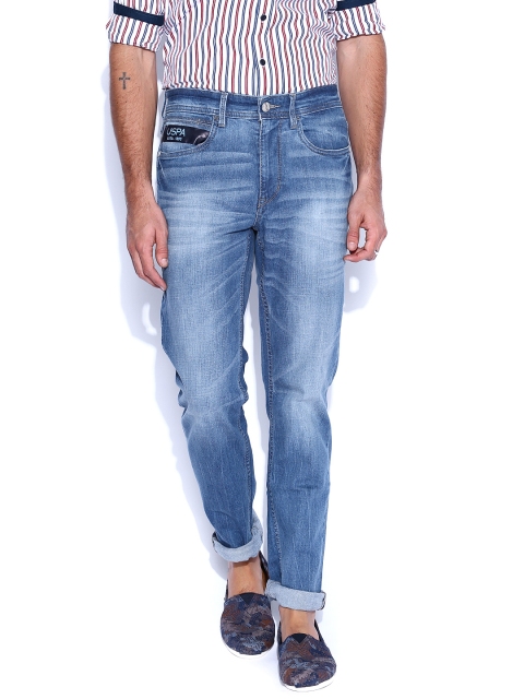 

U.S. Polo Assn. Blue Slim Tapered Fit Stretchable Jeans