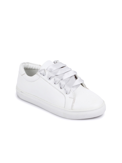 

Bruno Manetti Women White Sneakers