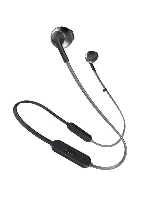

JBL Black T205BT Pure Bass Wireless Metal Earbud Headphones with Mic