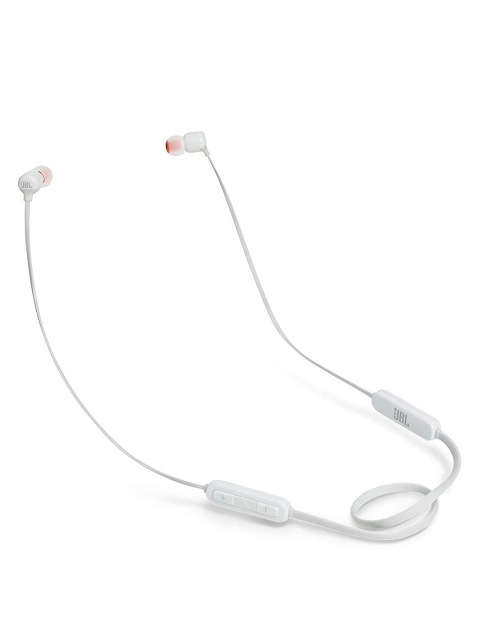 

JBL Unisex White T160BT Pure Bass Wireless in-Ear Headphones with Mic