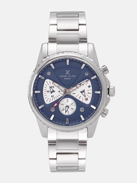 

Daniel Klein Exclusive Men Navy Blue Analogue Watch 12123-3