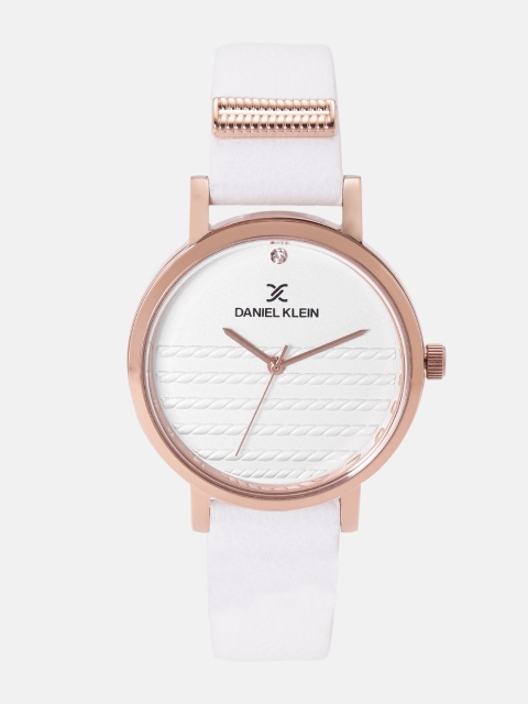 

Daniel Klein Women Off-White Analogue Watch DK12054-3