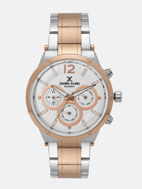 

Daniel Klein Men Silver-Toned Analogue Watch 12137-4