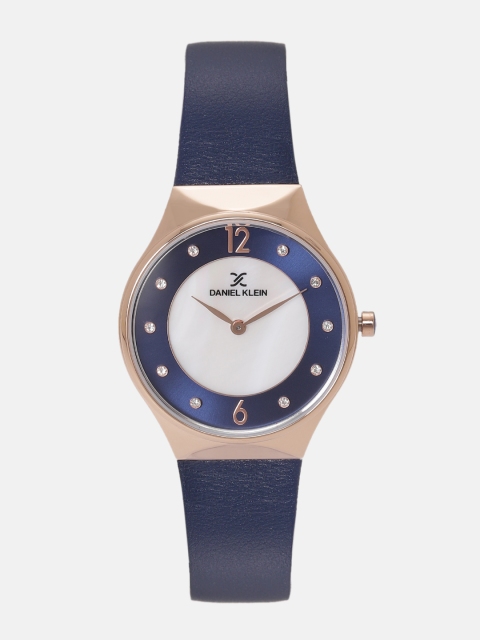 

Daniel Klein Women Navy & Off-White Analogue Watch DK12059-6, Navy blue