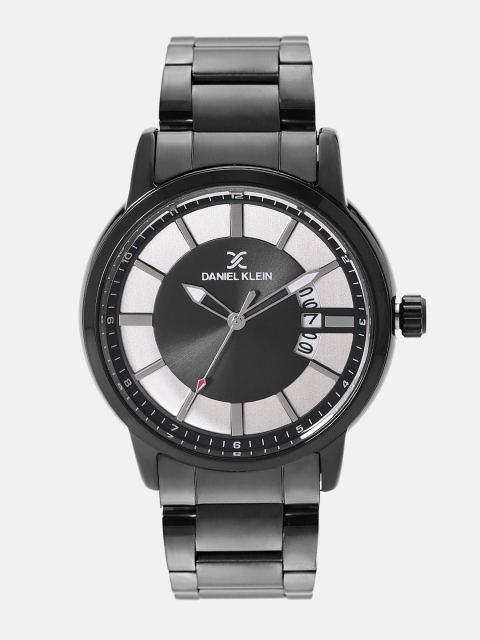 

Daniel Klein Men Black & Silver-Toned Analogue Watch DK12108-3