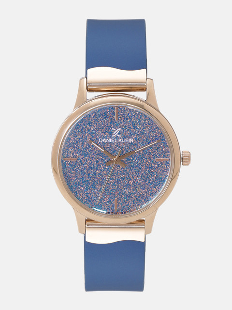 

Daniel Klein Premium Women Blue Embellished Analogue Watch 12052-6