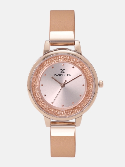 

Daniel Klein Premium Women Rose Gold-Toned Analogue Watch 12051-4