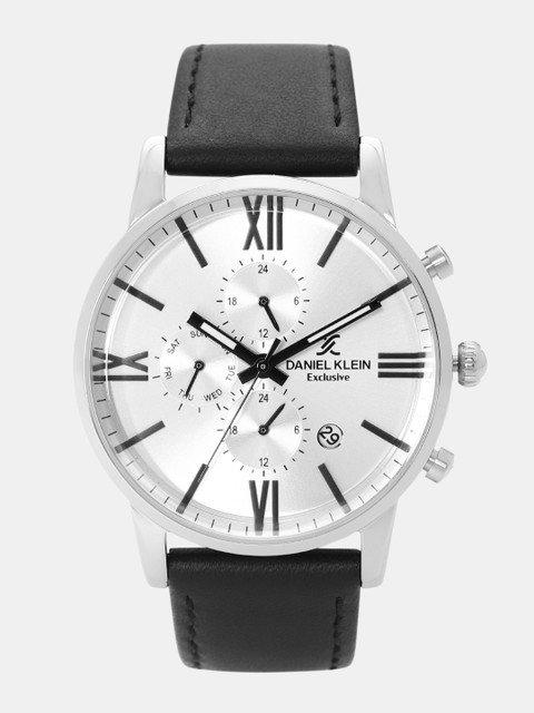 

Daniel Klein Exclusive Men Silver-Toned Analogue Watch 12160-1