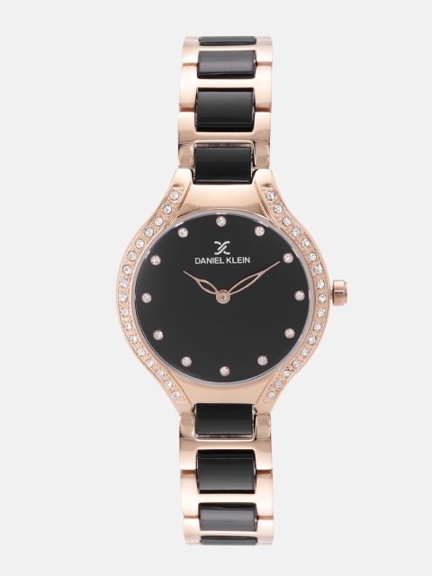 

Daniel Klein Premium Women Black Analogue Watch 12090-4