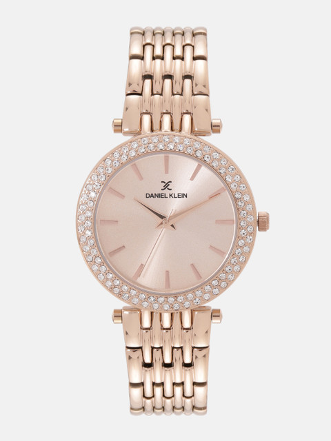 

Daniel Klein Women Rose Gold-Toned Analogue Watch DK12066-4