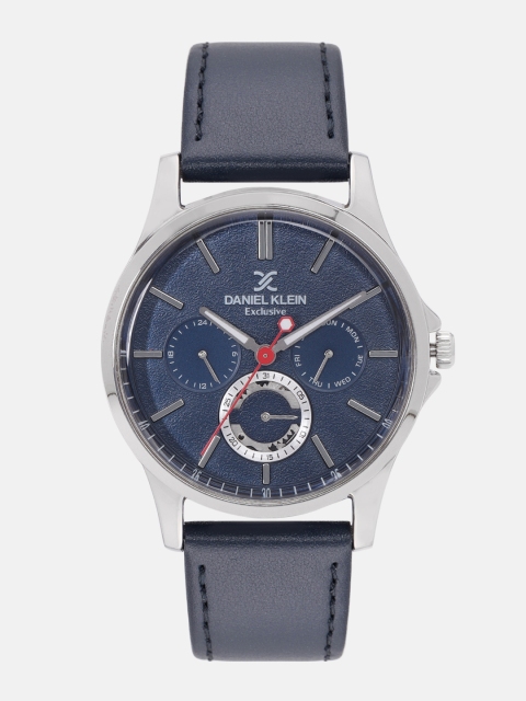 

Daniel Klein Men Navy Blue Multifunction Analogue Watch DK12118-3