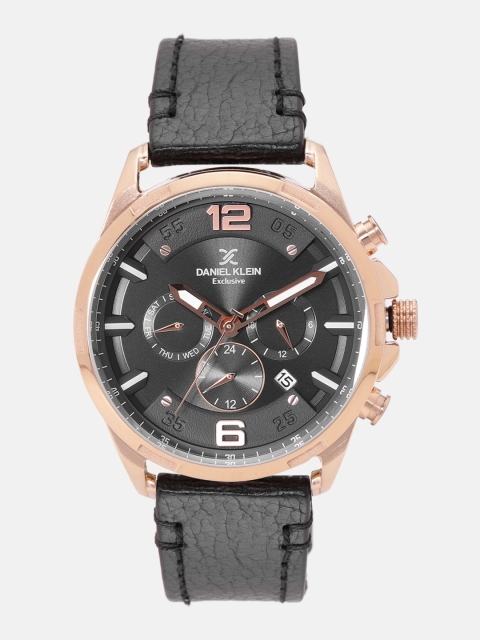 

Daniel Klein Exclusive Men Black Analogue Watch 12142-2