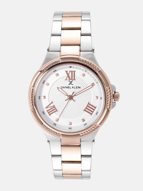 

Daniel Klein Premium Women Silver-Toned Analogue Watch 12086-4