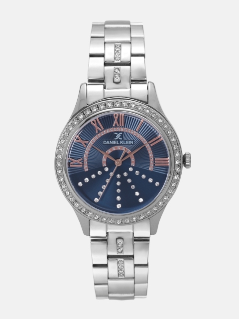 

Daniel Klein Premium Women Navy Blue Embellished Analogue Watch 12095-7