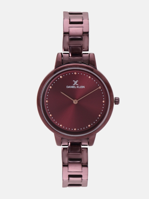

Daniel Klein Women Burgundy Analogue Watch