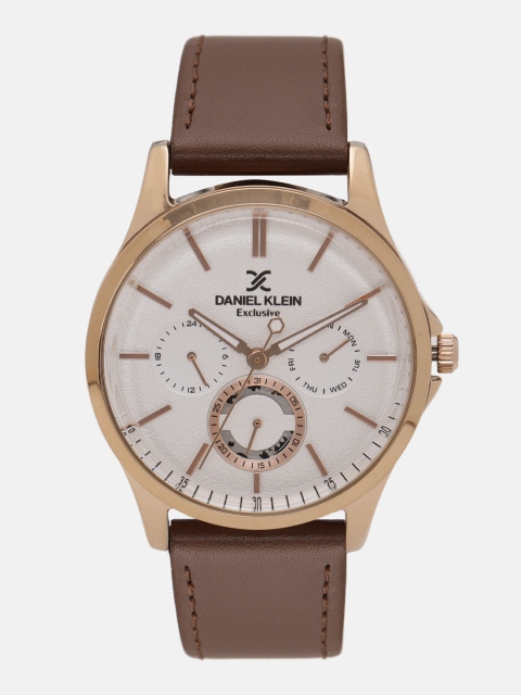 

Daniel Klein Exclusive Men White Analogue Watch 12118-5