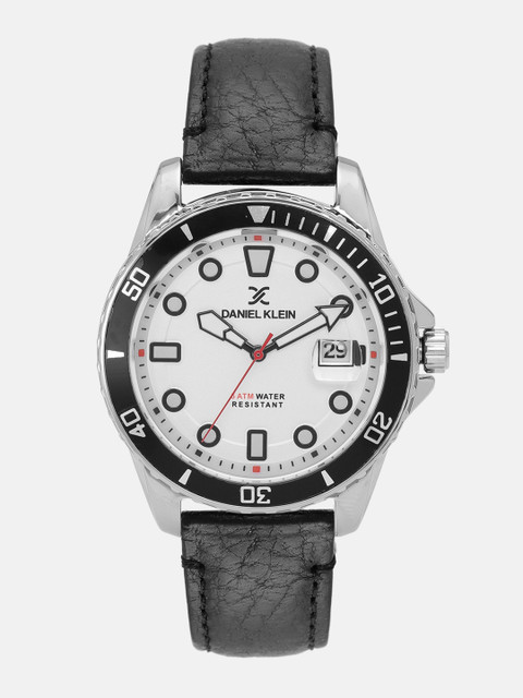 

Daniel Klein Premium Men Silver-Toned Analogue Watch DK12121-1