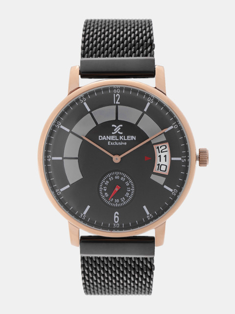 

Daniel Klein Exclusive Men Black Analogue Watch 12143-3