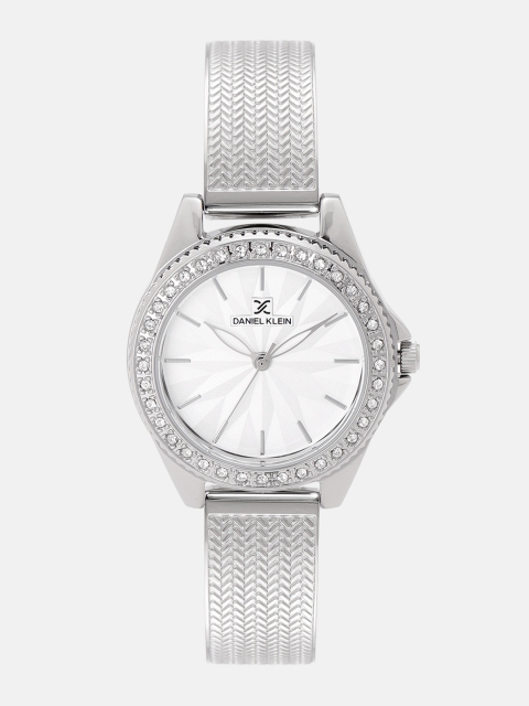 

Daniel Klein Premium Women Silver-Toned Analogue Watch 12080-1