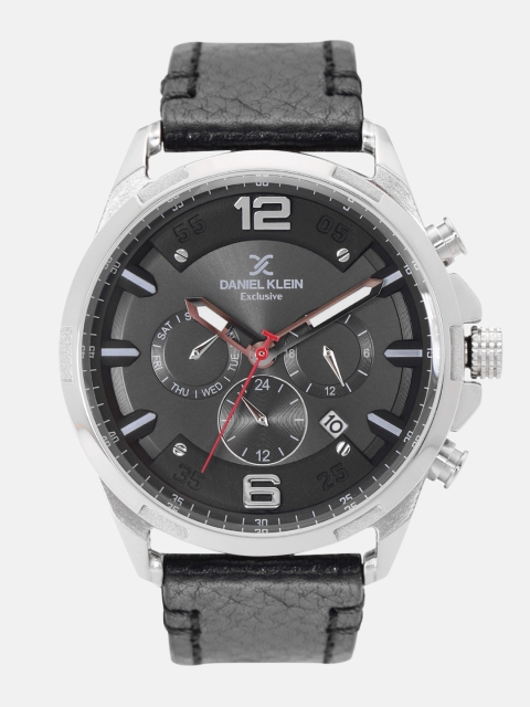 

Daniel Klein Exclusive Men Black Chronograph Watch 12142-3