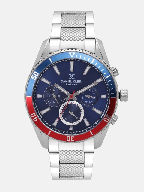 

Daniel Klein Men Navy Analogue Watch DK12134-6, Navy blue