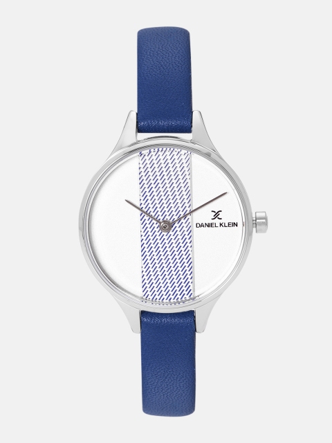 

Daniel Klein Fiord Women Silver & Blue Analogue Watch 12050-4