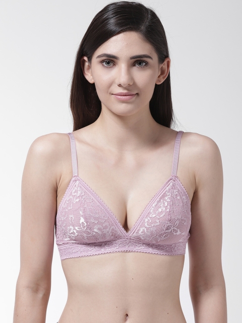 

Marks & Spencer Lavender Lace Non-Wired Non Padded Bralette Bra T818022B