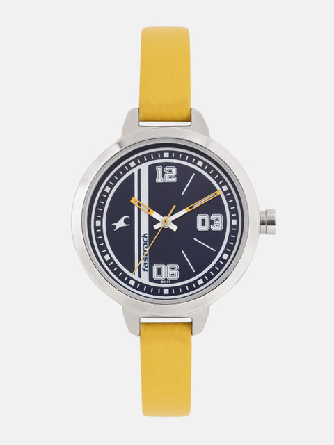 

Fastrack Women Navy Blue Printed Analogue Watch 6174SL01