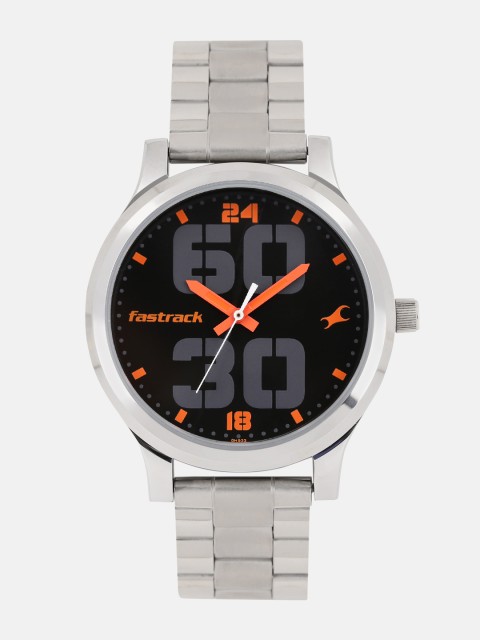 

Fastrack Men Black Analogue Watch 38051SM08