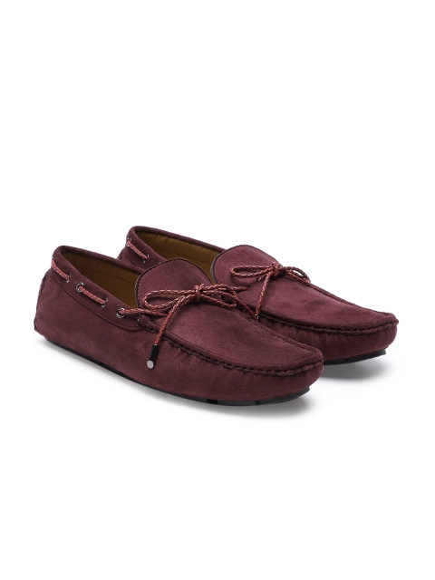 

Carlton London Men Maroon Boat Shoes