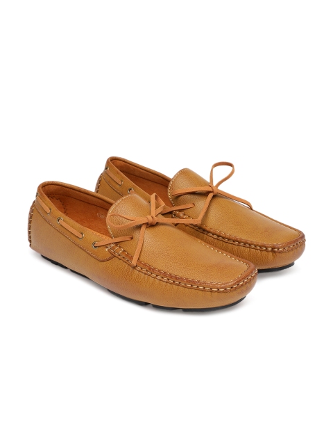 

Carlton London Men Tan Boat Shoes