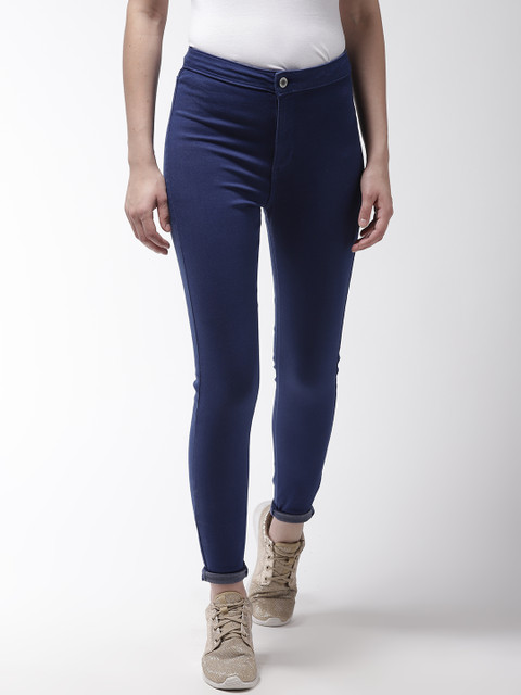 

Marks & Spencer Women Blue Super Skinny Fit Mid-Rise Clean Look Stretchable Jeans
