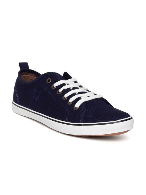 

Allen Solly Men Navy Blue Solid Sneakers