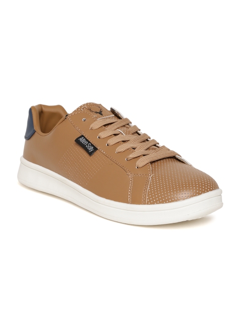 

Allen Solly Men Brown Perforated Sneakers