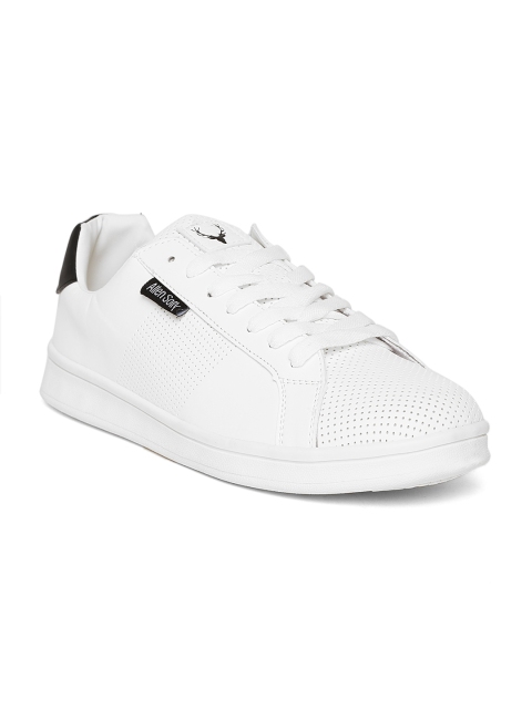 

Allen Solly Men White Perforated Sneakers
