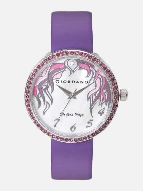 

GIORDANO Women White Analogue Watch 2584-03