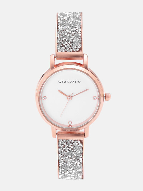 

GIORDANO Women White Analogue Watch C2162-33