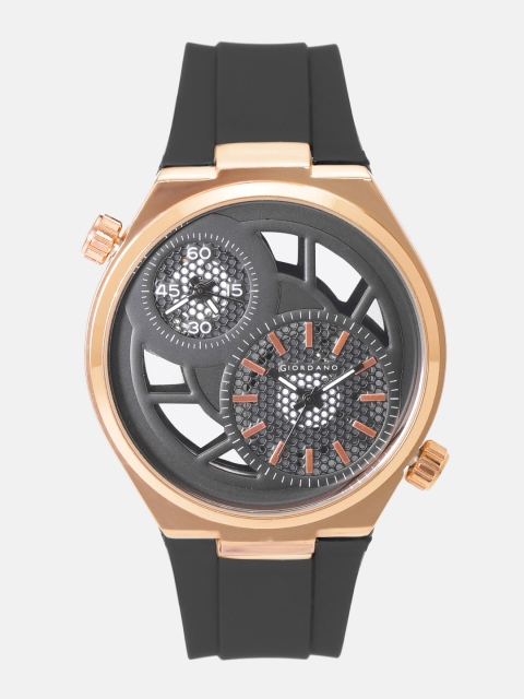 

GIORDANO Men Black Analogue Watch C1129-02