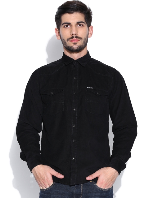 

Pepe Jeans Black Semi Fit Corduroy Shirt