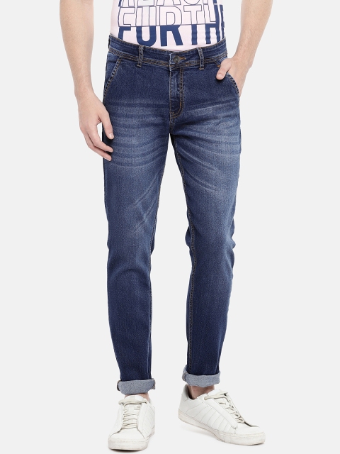 

High Star Men Blue Slim Fit Mid-Rise Clean Look Stretchable Jeans