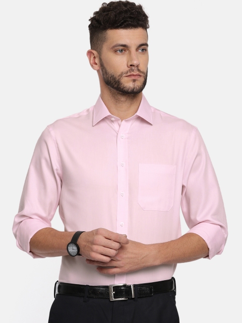 

Marks & Spencer Men Pink Regular Fit Solid Formal Shirt