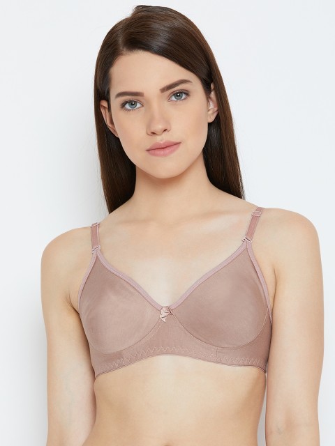 

Lady Lyka Taupe Solid Non-Wired Non Padded Everyday Bra ENTIZER-11