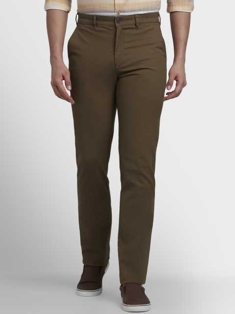 

ColorPlus Men Brown Original Regular Fit Solid Regular Trousers