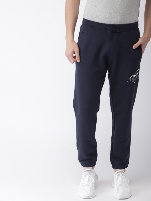 

Tommy Hilfiger Men Navy Blue Solid Joggers