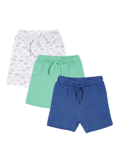 

MINI KLUB Boys Pack of 3 Regular Fit Shorts, Multi