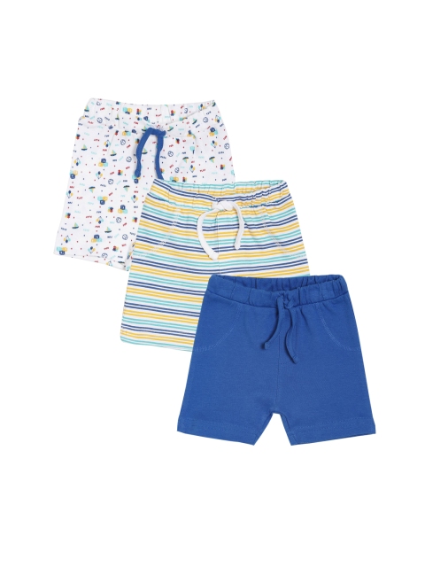 

MINI KLUB Boys Pack of 3 Regular Fit Shorts, Multi