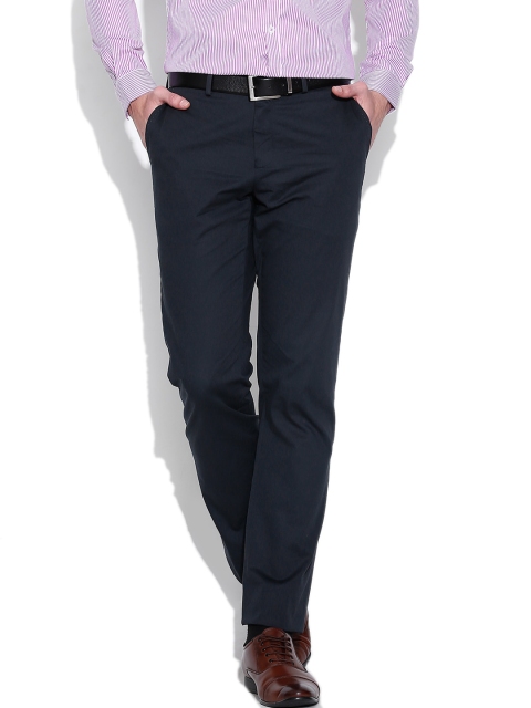 

Blackberrys Men Navy Formal Trousers, Navy blue